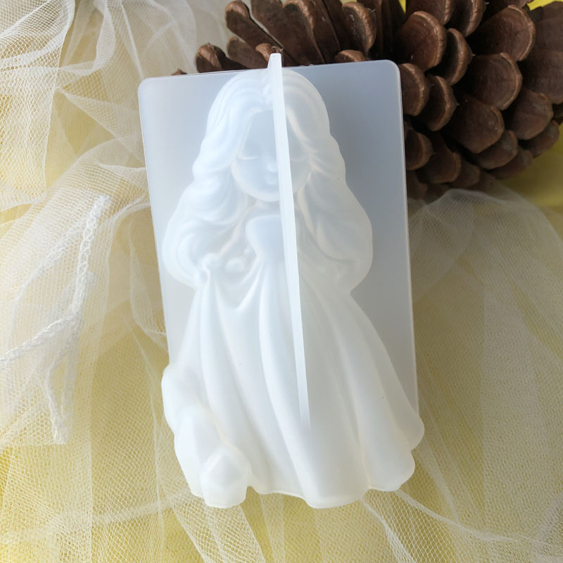 3D Sevimli Prenses Silikon Mum - Candle Making Supplies For Beginners incelemesi ve fiyatı