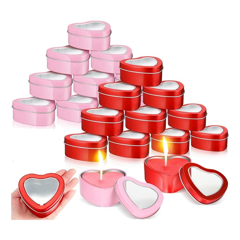 ABUI-96 Adet 4Oz Kalp Şeklinde - Metal Tin Lid 4Oz incelemesi ve fiyatı